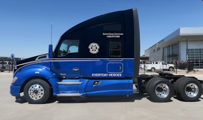 Ritchie Bros. will auction this custom “Everyday Heroes” Kenworth T680 to benefit Truckers Against Trafficking.