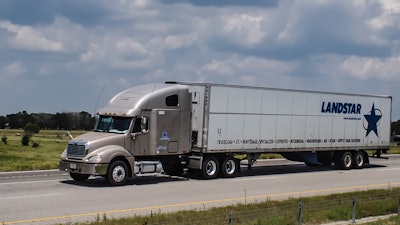 Landstar, like several other large publicly traded fleets, reported less revenue and income in 2016 compared to the year prior.