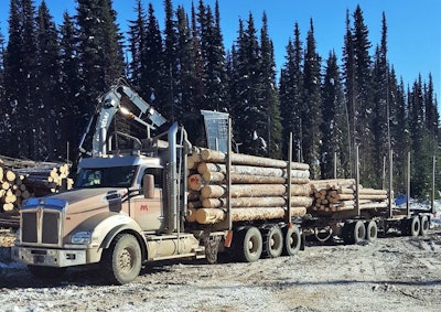 Munden Log Hauler Kenworth T880 2017 02 15 14 21