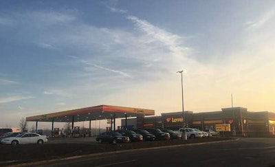 Love’s Travel Stops opened new locations in Greenup, Ill. (pictured), and Brigham City, Utah.