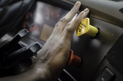 Once FMCSA begins gleaning data on behind-the-wheel time from driver trainers, it could set a behind-the-wheel training time minimum, CVTA’s Don Lefeve says. (Photo by Jim Allen/365 Trucking)