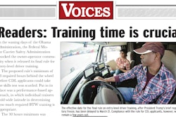 Alaska-based driver and trainer Dan Tucker, the author of this editorial, was responding to recent coverage of the lack of a behind-the-wheel minimum number of hours in FMCSA’s driver-training rule, also featured in this month’s print issue of Overdrive.