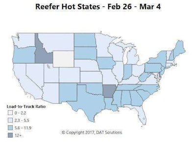 Dat Reefer Hot States Map 2017 Feb26 Mar4 2017 03 08 11 57