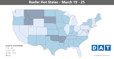 Dat Reefer Hot States Map 2017 Mar19 25 2017 03 29 07 31