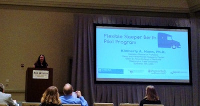 Kimberly Honn of Washington State University reported on progress on the flexible split sleep pilot program getting under way.