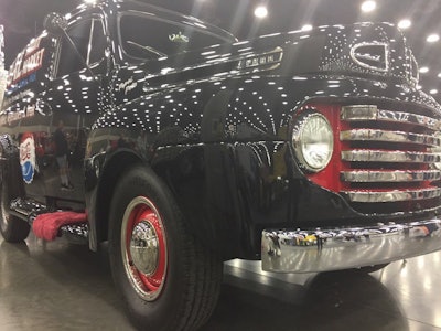 Cool color scheme on 1948 Ford F1 Panel