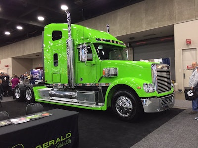 Sharp Freightliner at the Fitzgerald Glider Kits booth