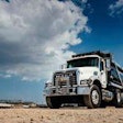 Mack is adding standard vertical shock absorbers on factory-installed auxiliary axles on Granite axle forward and axle back models.