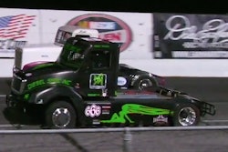 Robbie Decker and his No. 666 truck won the inaugural Bandit Big Rig Series race last weekend at Hickory Motor Speedway in Newton, N.C.
