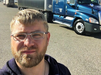 Ivan Sandul and his 2009 FL Cascadia