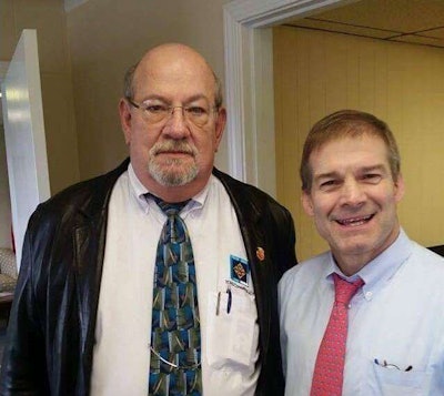 Richard Wilson (left) with Congressman Jim Jordan (Ohio)