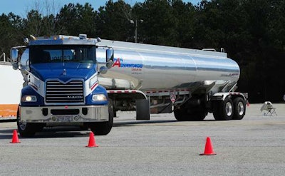 A competitor from the 2015 Safety Drive for a Cure event.