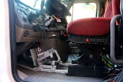 The company’s aftermarket retrofit kit robotically controls the throttle, steering and transmission.