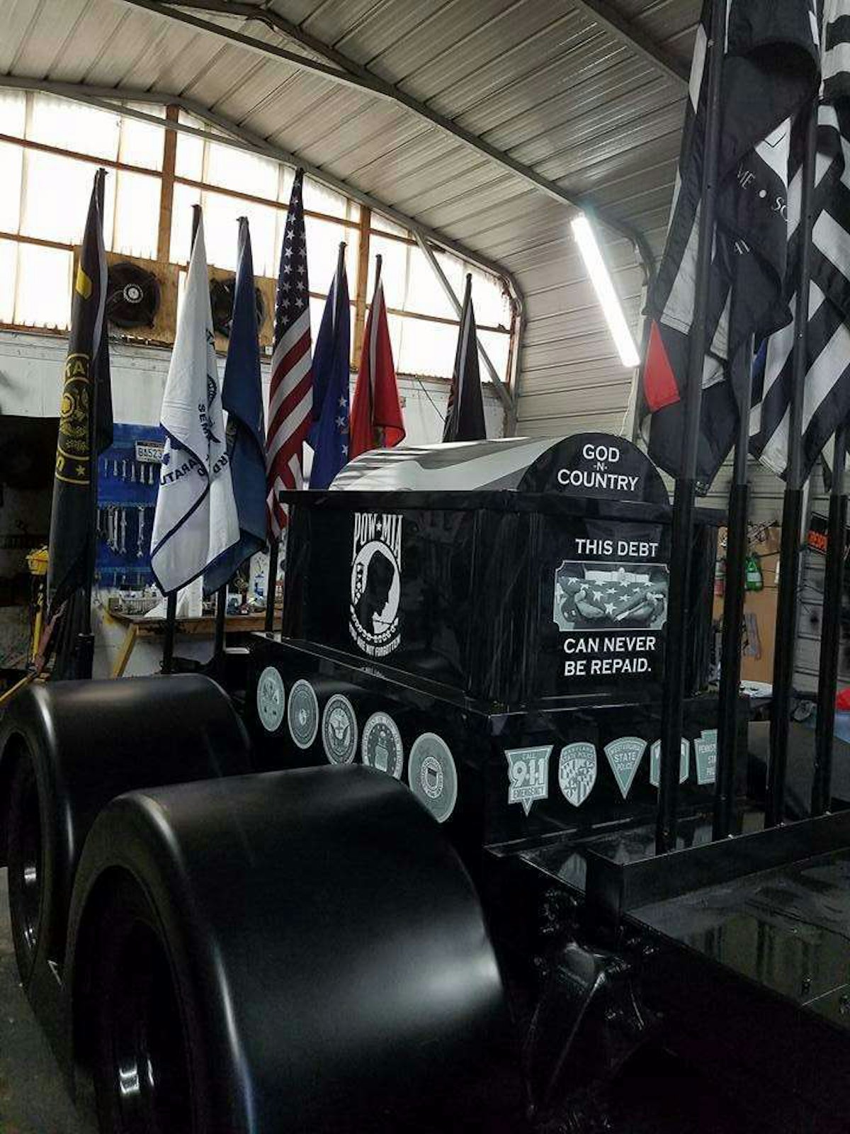 Chuck Timbrook's new memorial addition to the Black Out