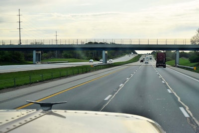 Along the 3-plus-hour way to Tridelphia, an option for a second load straight back on I-70 to Dayton arose — another $500 — but then soon cancelled. Upon arrival in West Virginia, with no unload staff in sight (and when they arrived the forklift operator promptly notified us he had a meeting and was gone for another 45 minutes or so), it was milk-and-cookie time and we waited about two hours before the partial load was off Reed’s dry van.