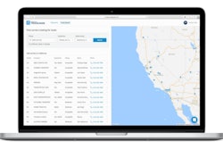 The screen above shows an example broker search, providing real-time visibility into carrier location, equipment type and some compliance data.