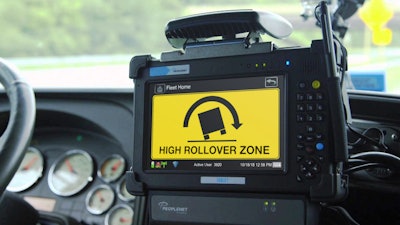 Weigh-station bypass service Drivewyze is rolling out a rollover-zone and other safety-notifications feature to its PreClear product later this year after a pilot test.