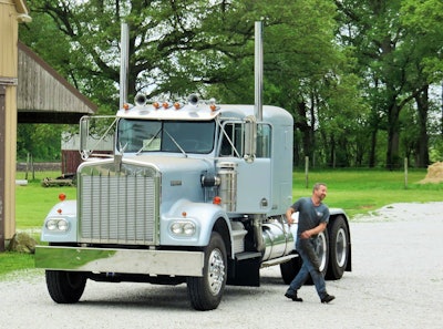 Another shot from the truck’s maiden run this past weekend after months of work. It got some striping treatment earlier this week before heading to the big ATHS show starting today in Des Moines.