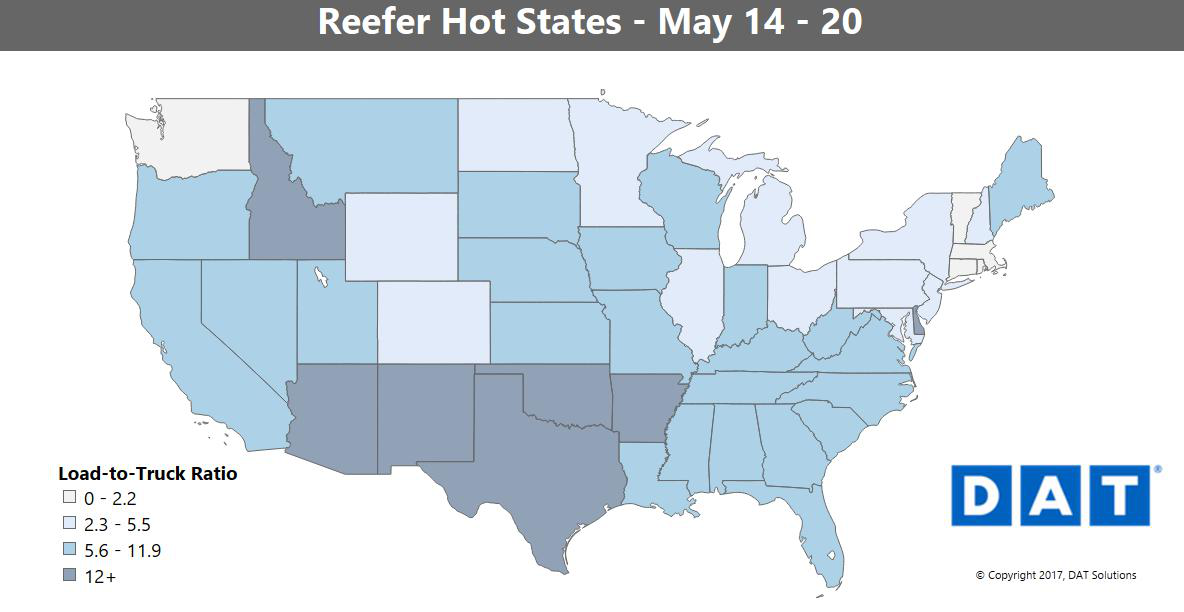 DAT ReeferHotStatesMap-2017-May14-20-2017-05-25-07-51