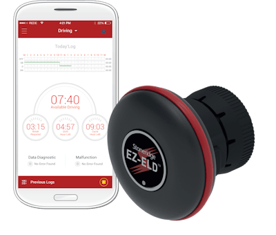 The Stoneridge EZ-ELD costs just $149 for the plug-in hardware, with a $15-a-month software subscription, although savings are available for annual subscriptions at only $150.