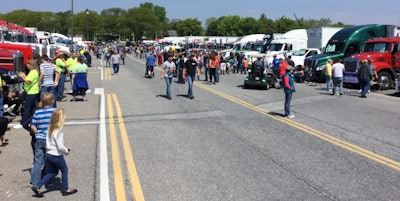 A large crowd gathered for the annual event.