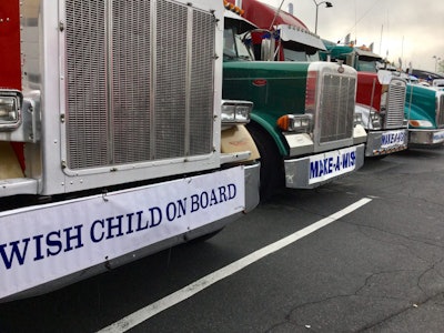 Some 595 trucks showed up Sunday in Lancaster, Pa., for the 28th annual Make-A-Wish Mother's Day...