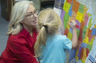 A big part of Stephanie Klang’s professional life now involves representing the industry before students and others.