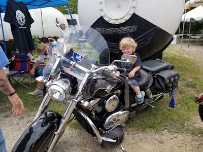 One among many poignant scenes from this past weekend’s Take Pride Truck Show in Brookville, Ohio.