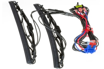 Everblades’ heated wiper hooks into an open auxiliary dashboard switch to activate the heating element.