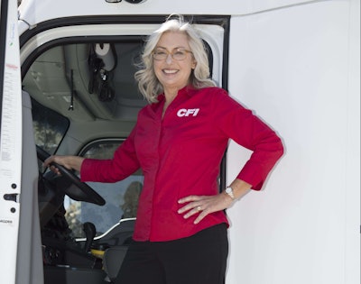Stephanie Klang credits CFI for not only helping establish her career but also opening doors that have allowed her to promote the trucking industry.
