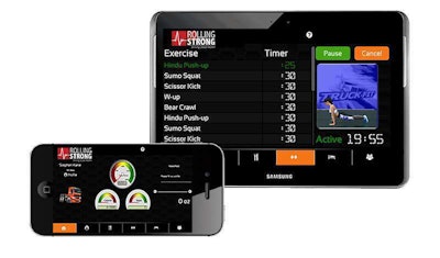 Rolling strong is releasing a new mobile health and wellness app for truckers.