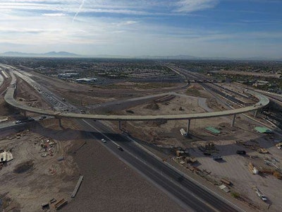 The Nevada DOT will reduce U.S. 95 South to one lane between 9 p.m. and 5 a.m. Monday night through Thursday morning this week.