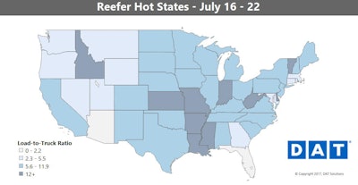 Dat Reefer Hot States Map 2017 July16 22 2017 07 28 09 31