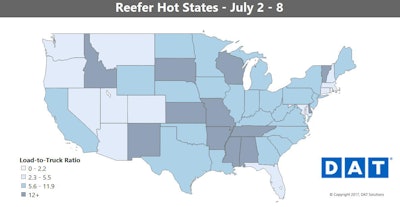 Dat Reefer Hot States Map 2017 July2 8 2017 07 12 15 14