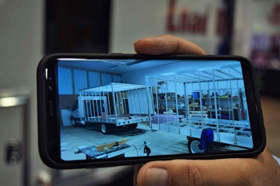 A window on the unit in progress back in McNeal’s shop.