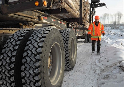 Tread design, depth and construction affect tire longevity and performance. In severe service applications, it’s common for tires to have big tread lugs and deeper tread depth.