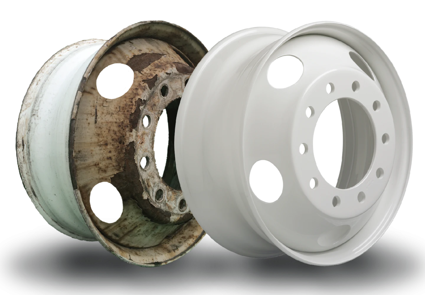 Accuride’s steel wheel refinishing service Overdrive