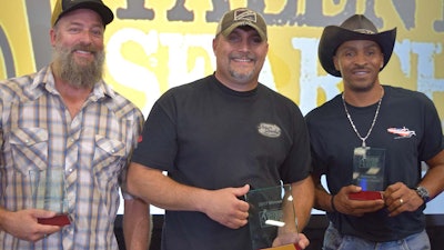 From left, Talent finalists Michael Lochmiller, Richard Woods and Terrance Mathis.