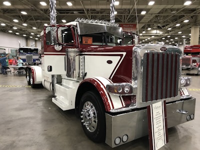 Candace Cooley's 'Patrone,' a 2017 Peterbilt 389.