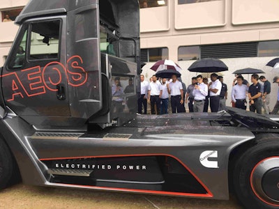 Cummins’ Aeos electric concept tractor