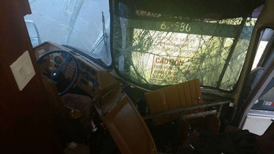 Interior Wrecked Bus Tony Justice 2017 08 07 13 27