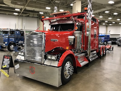 Delbert Jones' 'Cherry Bomb,' a 1999 Kenworth W900.