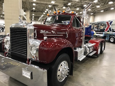 Danny Lea's fully restored 1963 Mack B-75 was rebuilt by Lea in his home town of Tylertown, Miss....