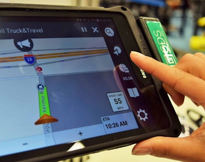 The Magellan ELD’s marriage between sophisticated navigation and its electronic logbook allows for one-touch toggling between the two.