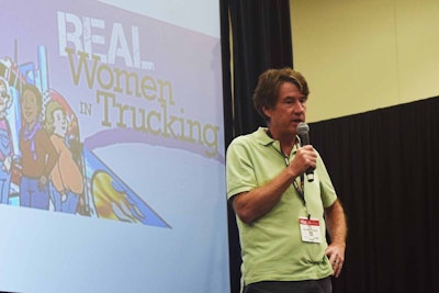 Minnesota-based attorney Paul Taylor of the Truckers Justice Center also sponsored a panel of female drivers at GATS later in the day Friday, Aug. 25, hosted by RWIT.