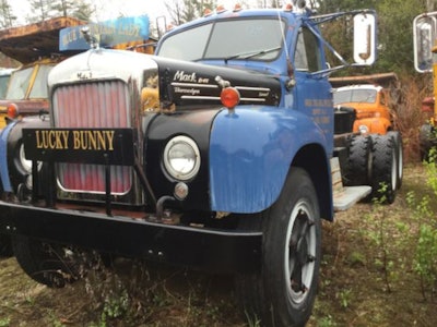 One of the vintage Macks on the auction block Aug. 19.