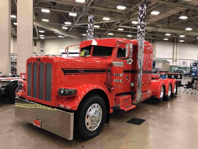 Brandon Avant’s 2010 Peterbilt 389 picked up Best of Show runner-up honors in the Limited Mileage Bobtail category at GATS last month.