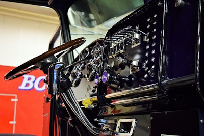 Madden bought the dash from 4 State Trucks in Joplin, Mo., and tidied it up on install back in his own shop, for great results.