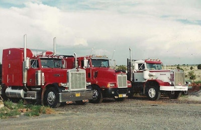 The Pachecos’ trucks at the time