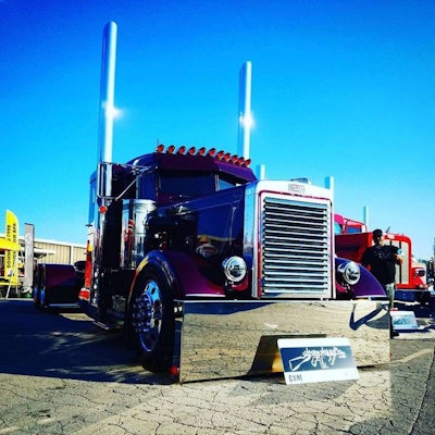 Old favorites, like Bob Harley’s 1972 needle nose Pete, are a staple of the show.